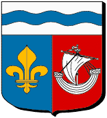 Blason des Hauts de Seine dessin&eacute; par GASO