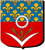 Blason de Seine Saint Denis dessin&eacute; par GASO